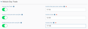 Módulo Day Trade na Plataforma SmarttBot